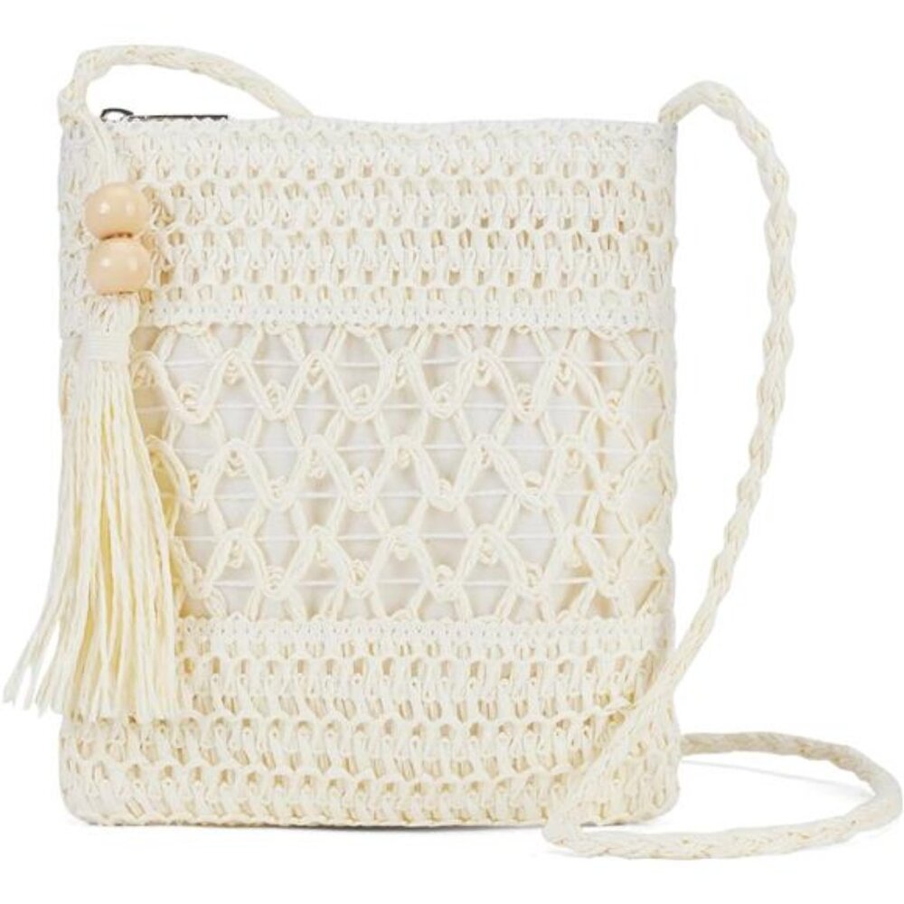 Women Small Beach Straw Purse For Women:‎ Straw Bags Crossbody Shoulder Handbags